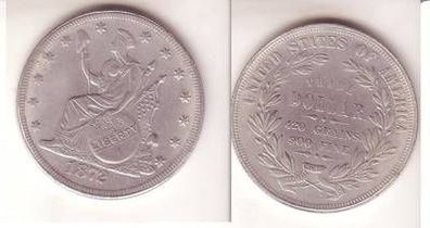1 Trade Dollar USA United States of America 1872