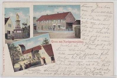 53549 Mehrbild Ak Gruß aus Nordgermersleben 1901