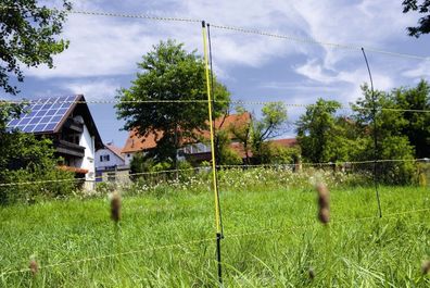 10X Ersatzpfahl zu Easy Net Schafnetz mit Bodenabstand weniger Bewuchs mehr Energie