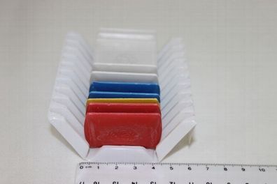 Schneiderkreide farbig 10 Stück (5 x weiß 2x Blau 2x Rot 1x Gelb)