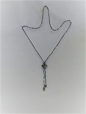 Kette 49 cm Kunststoff Halskette Modeschmuckk