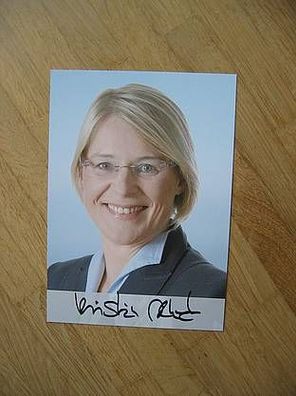 Schleswig-Holstein Ministerin Kristin Alheit - handsigniertes Autogramm!!!