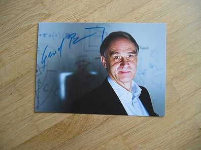 Nobelpreisträger Physik 1986 Gerd Karl Binnig - handsigniertes Autogramm!!!