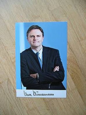 Niedersachsen Minister Uwe Schünemann - handsigniertes Autogramm!!!