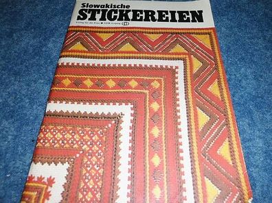 Handarbeitsheft-Slowakische Stickereien-Verlag für die Frau Leipzig