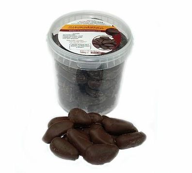 500g Datteln in Zartbitterschokolade entsteint Confiseriequalität 14,70€/ Kg