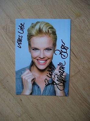 Miss Schweiz SF Ärzteserie Tag und Nacht Stephanie Berger - handsigniertes Autogramm!