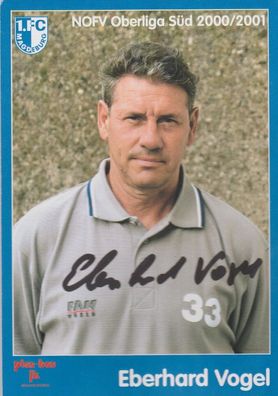Eberhard Vogel Autogramm 1. FC Magdeburg Saison 2000/2001