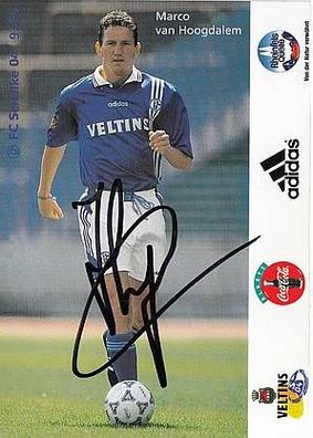 Marco van Hoogdalem FC Schalke 04 1997-98 Autogrammkarte + A30923