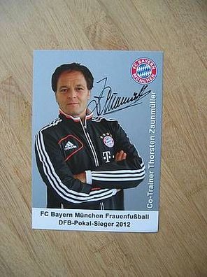 FC Bayern München Saison 12/13 Thorsten Zaunmüller - handsigniertes Autogramm!!!