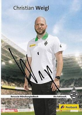 Christian Weigl Borussia Mönchengladbach 2012-13 Autogrammkarte + A31284