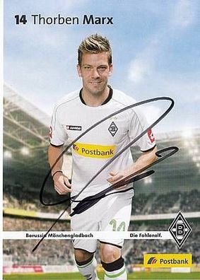 Thorben Marx Borussia Mönchengladbach 2012-13 Autogrammkarte + A31305