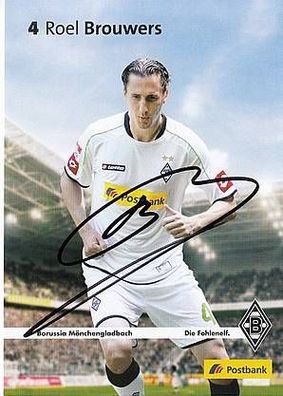 Roel Brouwers Borussia Mönchengladbach 2012-13 Autogrammkarte + A31312