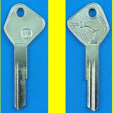 Schlüsselrohling Börkey 582 L für verschiedene Huf Profil SL Serie 1-240 / Opel