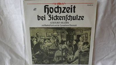 Hochzeit bei Zickenschulze Altberliner Melodien Amiga 855898