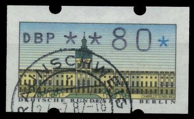 BERLIN ATM 1987 Nr 1-080 gestempelt X89408E