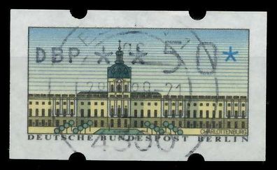 BERLIN ATM 1987 Nr 1-050 zentrisch gestempelt X89410E