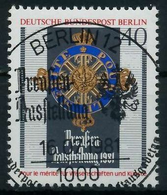 BERLIN 1981 Nr 648 ESST zentrisch gestempelt X89422E
