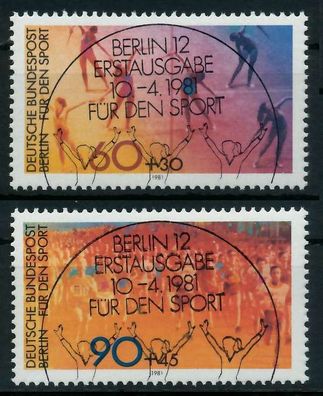 BERLIN 1981 Nr 645-646 ESST zentrisch gestempelt X894246
