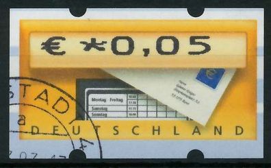 BRD ATM 2002 Nr 5-1-0005 gestempelt X89610A