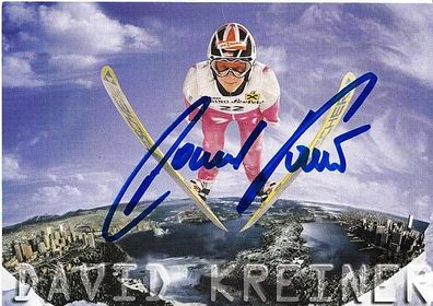David Kreiner Autogrammkarte Original Signiert Skispringen + A31435