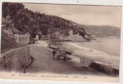 54988 Ak Philippeville Route de la Nouvelle Corniche 1913