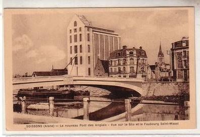 54765 Ak Soissons Frankreich France Aisne Le Nouveau Pont des Anglais um 1915