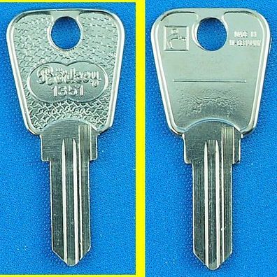 Schlüsselrohling Börkey 1351 für verschiedene L + F Serie 93201-93400
