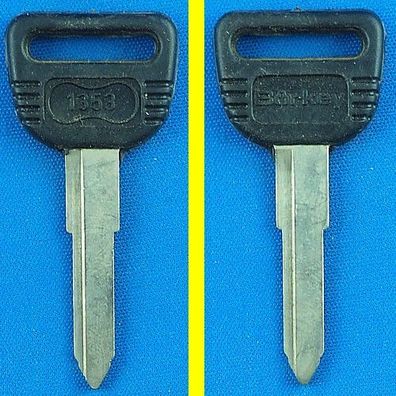 Schlüsselrohling Börkey 1353 Kunststoffkopf - für verschiedene Honda Serie 3001-4481