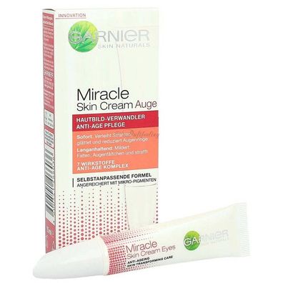 Garnier Augenpflege Miracle Skin Cream 3-er Pack á 15 ml