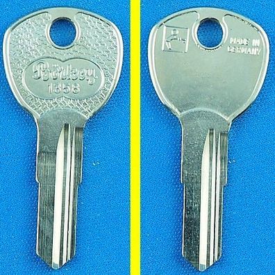 Schlüsselrohling Börkey 1358 für verschiedene Blau, Huf, Neiman / Ford, VW