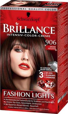 Brillance Coloration Stufe 3, 906 Bronze Reflexion, Fashion Lights, 143 ml