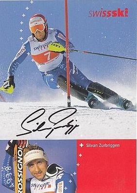 Silvan Zurbriggen Autogrammkarte Original Signiert Ski Alpin + A31592