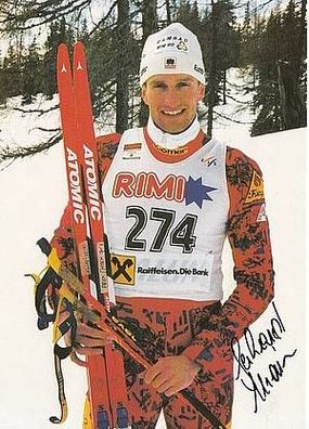 Urain Gerhard Autogrammkarte Original Signiert Ski Alpin + A31721