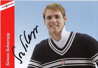Simon Schlempp Autogrammkarte Original Signiert Ski Langlauf + A31837