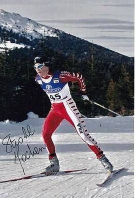 Jochen Strobl TOP Foto Original Signiert Ski Langlauf + A31855