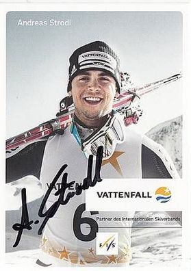 Andreas Strodl Autogrammkarte Original Signiert Ski Alpin + A31614