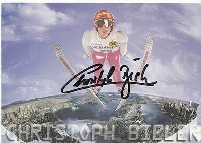 Christoph Bieler Autogrammkarte Original Signiert Skispringen + A31700