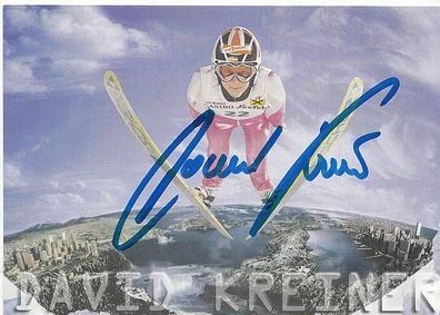 David Kreiner Autogrammkarte Original Signiert Skispringen + A31698