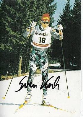 Sven Koch Autogrammkarte Original Signiert Ski Langlauf + A31828