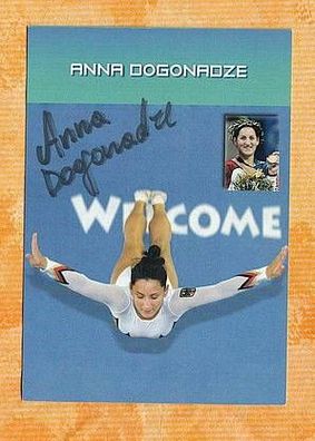 Anna Dogonadze (Trampolin-Weltmeisterin) - persönlich signiert
