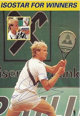 Magnus Gustafsson Autogrammkarte Original Signiert Tennis + A31932