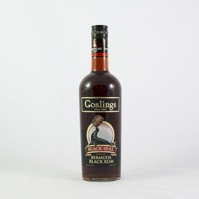 Goslings Black Seal dunkler Rum in der 0,70 Ltr. Flaschen von den Bermudas