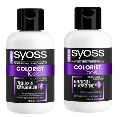 Syoss Colorist Salon Tools Fluid Farbflecken Reinigungsfluid ohne Ausspülen