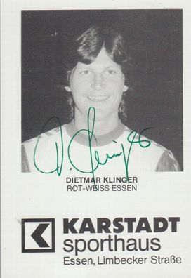 Dietmar Klinger Autogramm Rot-Weiss Essen