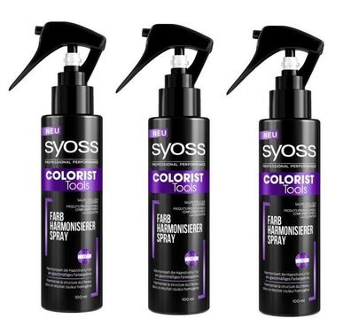 Syoss Farb Harmonisiere Spray für gleichmäßiges Farbergebnis Colorist Salon Tools