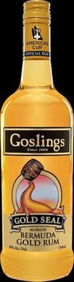 Goslings Gold Seal goldener Rum in der 0,70 Ltr. Flasche von den Bermudas