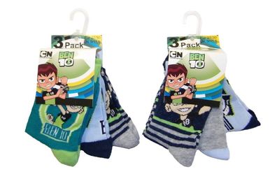 Ben 10 Socken für Kinder 27/30 (6er Pack)
