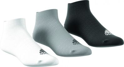adidas Männer Ankle Rib T 3er Pack Sportsocken Sneakersocken 3 Farben AA2313