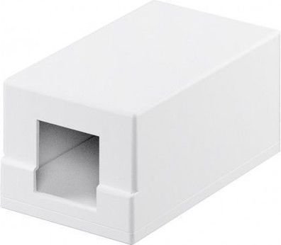 1-port Keystone Leergehäuse mit einfacher Snap-In Montage